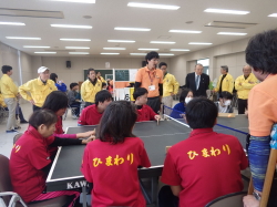 第４回 萩LC杯卓球バレー大会1