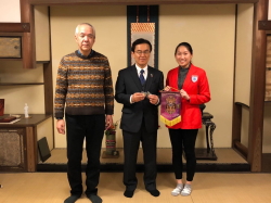 藤道萩市長と