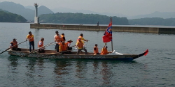和船競漕大会ゴール手前
