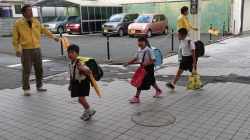 秋の全国交通安全運動街頭指導