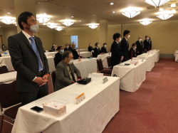 結婚記念日記念品贈呈