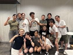 ホストファミリーとの送別会